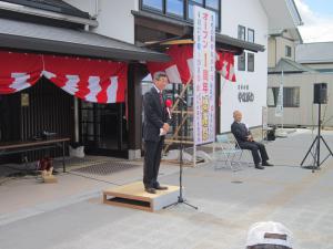 まちの駅やながわ一周年記念式典１