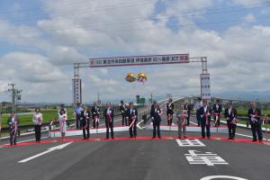 東北中央自動車道「伊達桑折IC～桑折JCT」開通式2