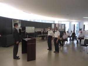 伊達市 大字掛田財産区管理会委員・大石財産区管理委員会委員 辞令交付式2