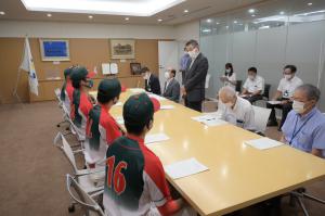 第14回市町村対抗福島県軟式野球大会伊達市チーム壮行会１