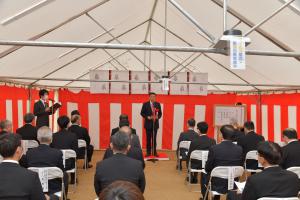 「伊達地区特別支援学校新築工事」安全祈願祭・起工式