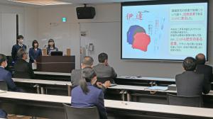令和2年度県立保原高等学校商業科「地域連携授業」活動報告会1