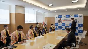 伊達な宣伝部長委嘱状交付式2