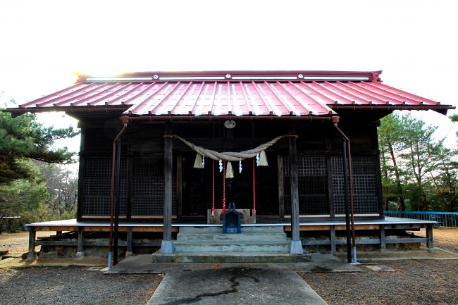 愛宕神社の本殿の外観写真