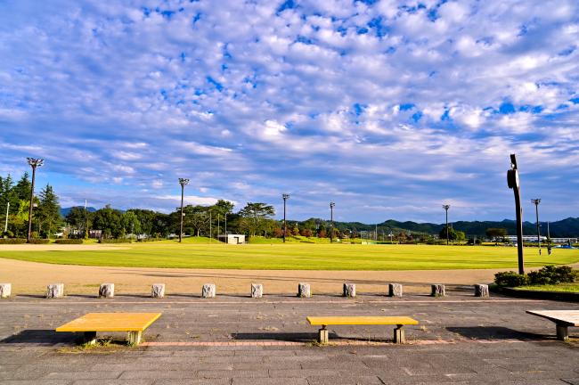 保原総合公園のグラウンドの写真