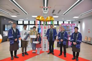 道の駅　だての郷りょうぜん　祝400万人来場セレモニー２