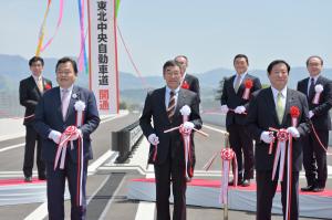 東北中央自動車道　相馬福島道路開通式