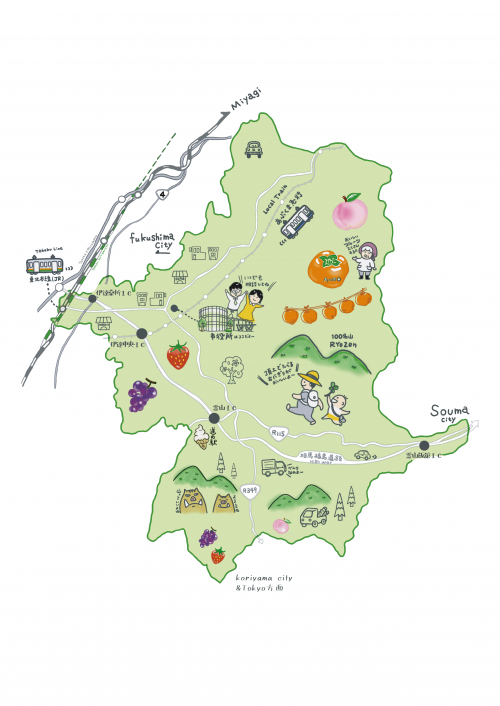 伊達市地図