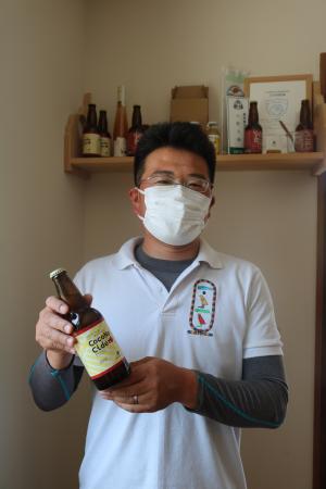 A Farmer with a Bottle ・ 農家さんと瓶