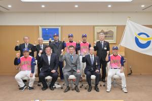 第8回市町村対抗福島県ソフトボール大会伊達市チーム壮行会1