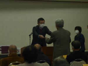 第42回月舘老人クラブ作品展表彰式