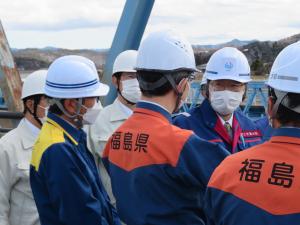 国土交通大臣現地視察