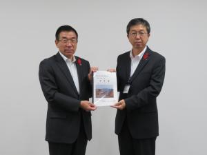 県北建設事務所長へ要望