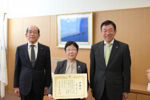 伊達市教育委員会委員感謝状贈呈式