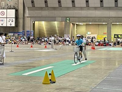 交通安全子供自転車全国大会第三走者