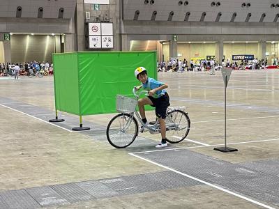 交通安全子供自転車全国大会第四走者