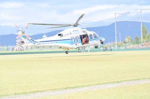 孤立集落への物資搬送・住民避難訓練