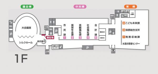 伊達市役所_庁舎1階