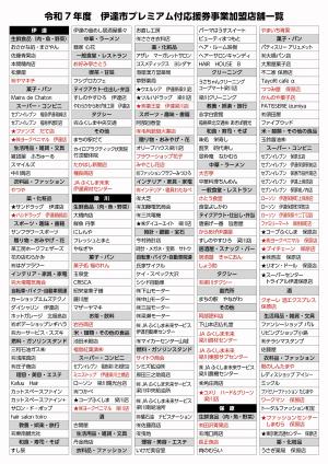 プレミアム商品券チラシ3