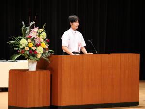 少年の主張福島県大会の様子