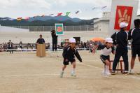 梁川小学校　じゃんけんで負けたら遠回り