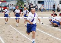 大田小学校 リレーで圧勝した白組