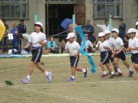 山舟生小学校　6年生が仕切る