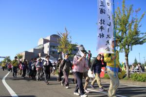 新設された史跡めぐりウォークの部