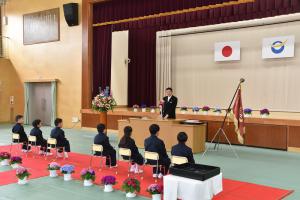 粟野小学校入学式